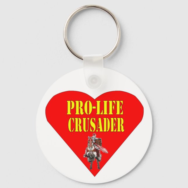 PORTE-CLÉS CRUSADER ANTI-AVORTEMENT (Recto)