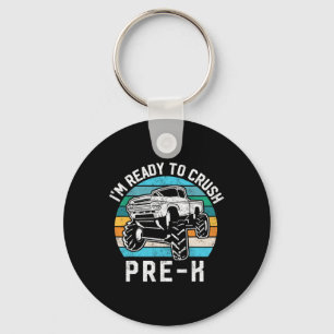 Porte-clés Crush Pré-k Camion Monstre Cadeau Premier Jour De