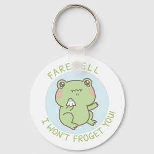 Porte-clés Crying Frog Farewell I Wont Froget You Pun