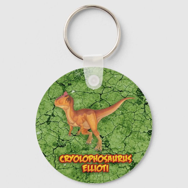Porte-clés Cryolophosaurus (Recto)