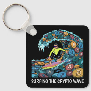Porte-clés Crypto de surf