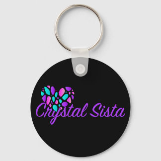 Porte-clés Crystal Sista Porte - clé violet