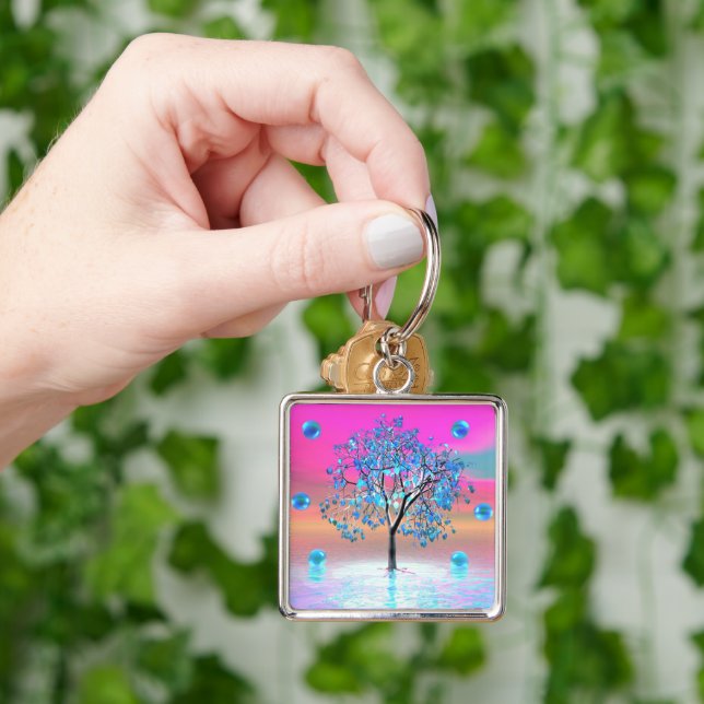 Porte-clés Crystal Tree Sunrise Porte - clé (main)