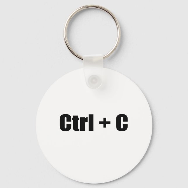 PORTE-CLÉS CTRL + C (Recto)