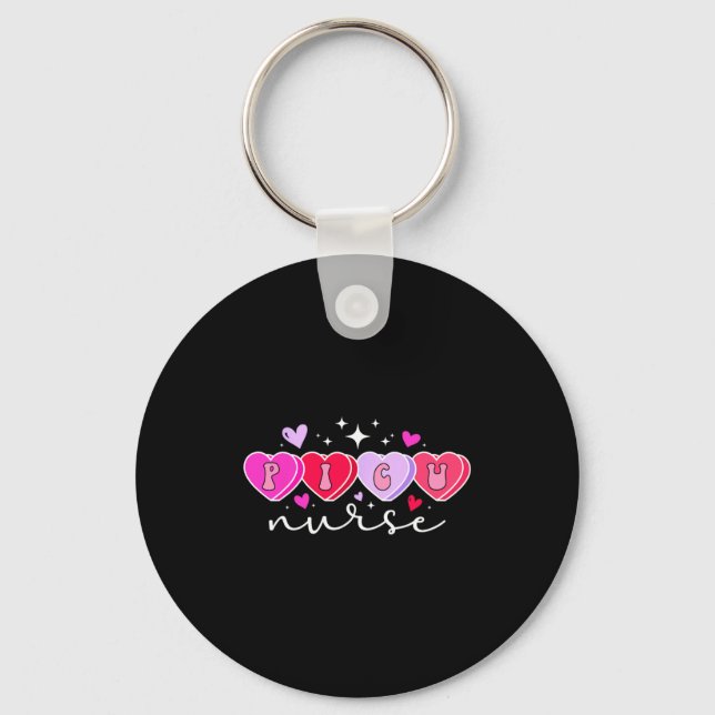 Porte-clés Cu Nurse Valentine Hearts Cu Nursing Valentine  (Recto)