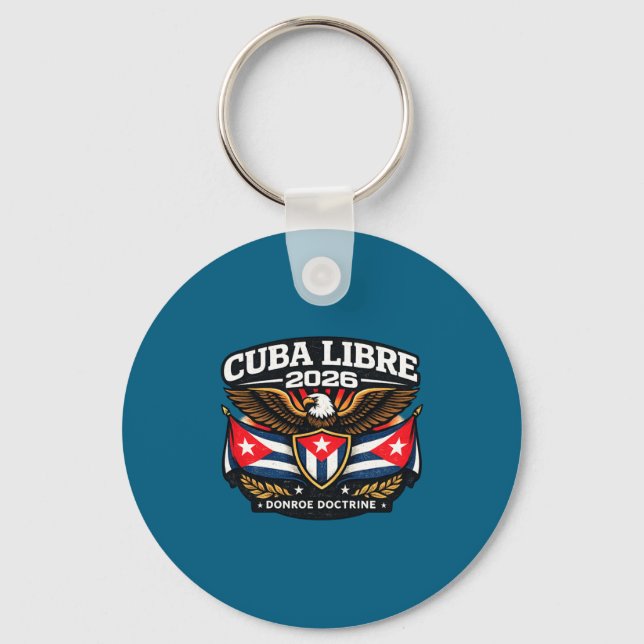 Porte-clés Cuba Cuba Libre Donroe Doctrine (Recto)