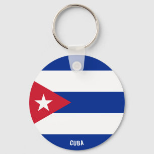 Porte-clés Cuba Drapeau charmant patriotique