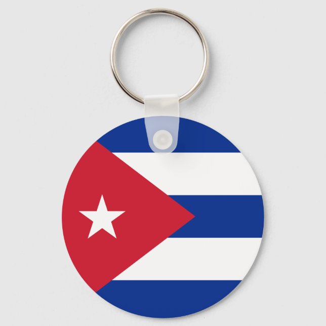 Porte-clés Cuba Flag Keychain (Recto)