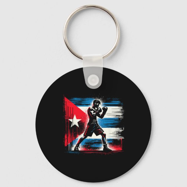 Porte-clés Cuba Indépendance Patriot Cubain Flag Pride Cubain (Recto)