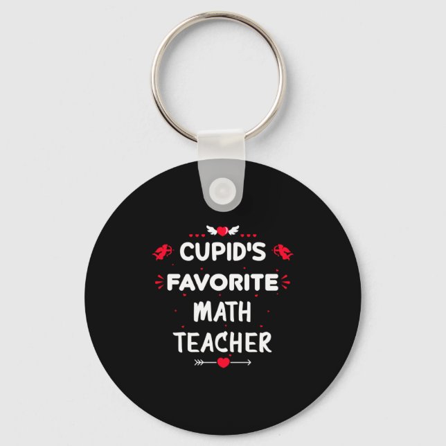 Porte-clés Cud S Favorite Math Teacher Valentine S Day Man  (Recto)