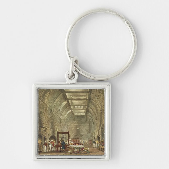 Porte-clés Cuisine antique, château de Windsor, gravé par (Devant)