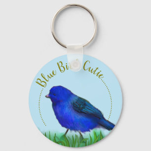 Porte-clés Cuisine d'oiseau bleu