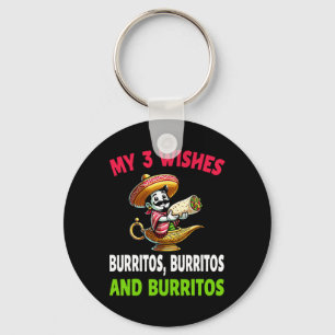 Porte-clés Cuisine mexicaine Burrito Funny Cinco De Mayo