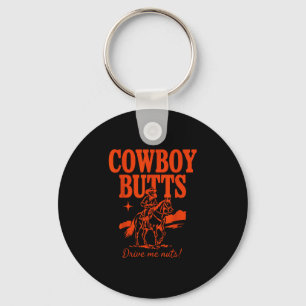 Porte-clés Cul de cowboy rend fou drôle cowgirl country