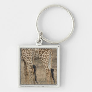 Porte-clés Culture serrée de deux girafes (Giraffa
