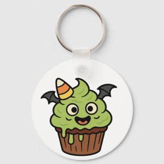 Porte-clés Cupcake Bat & maman Heart Keychain
