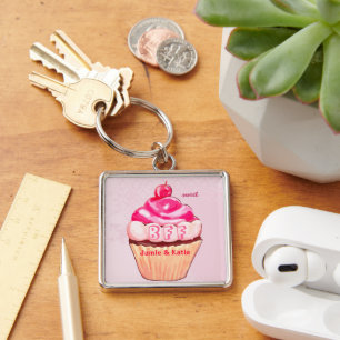 Porte-clés Cupcake BFF Meilleures Amies Pour Toujo