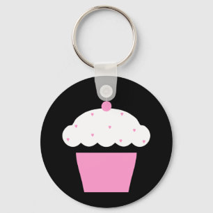 Porte-clés cupcake de cerise
