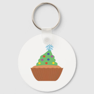 Porte-clés Cupcake de Noël