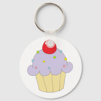 Porte-clés Cupcake violet