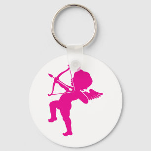 Porte-clés Cupid - Hot Pink Cupid's Bow and Arrow of Love