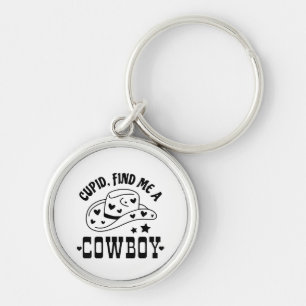 Porte-clés Cupid Me Trouve Un Cowboy Occidental