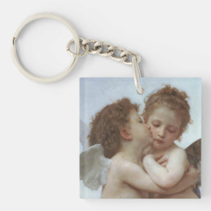 Porte-clés Cupidon et psyché comme enfants