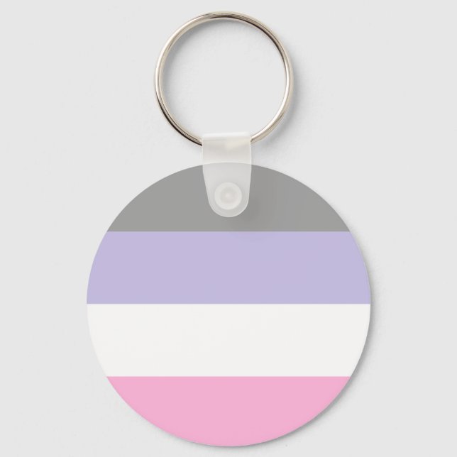 Porte-clés Cupioromantic Pride Flag  (Recto)