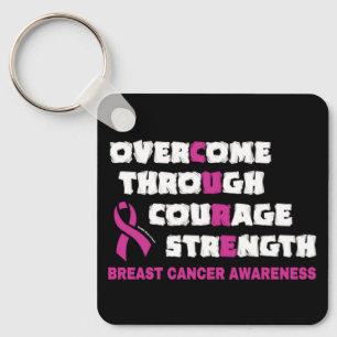 Porte-clés CURE...Cancer du sein