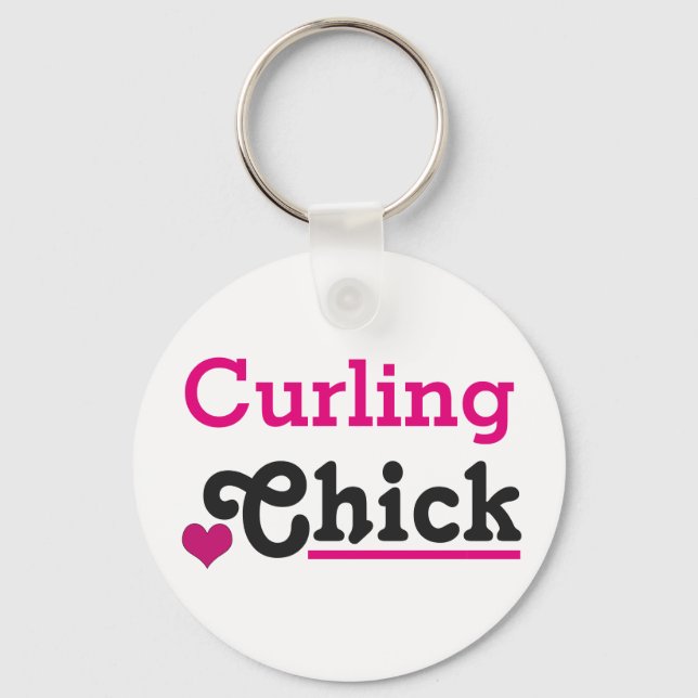 Porte-clés Curling (Recto)