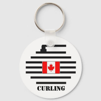 Porte-clés Curling Canada