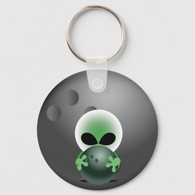 Porte-clés Custom Bowling Keychains Gifts (Recto)