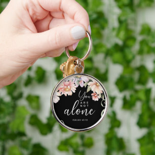 Porte-clés Custom Christian Vous n'êtes pas seul