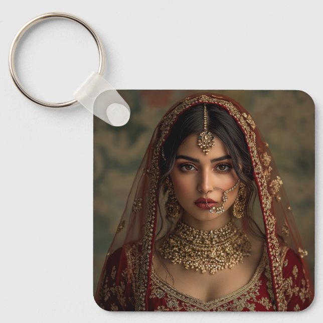 Porte-clés Custom Cute Two Photo Double Sided Personalized (Recto)