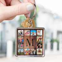 Custom Family Photo Collage Reclaimed Wood