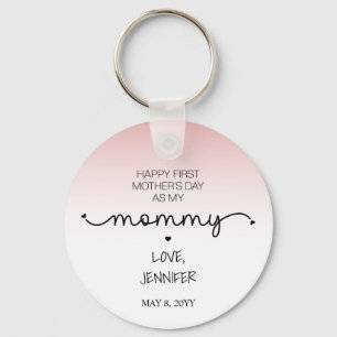Porte-clés Custom First Mother's Day New Mommy Keepsaké Cade