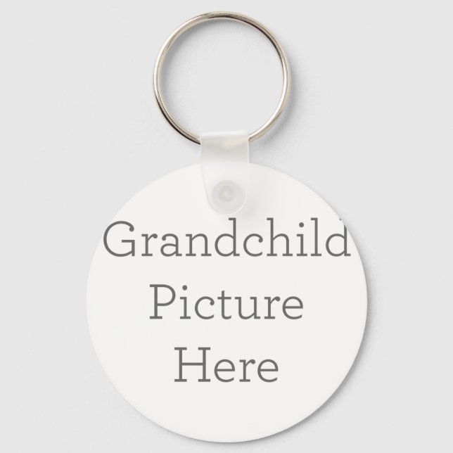 Porte-clés Custom Grandchild Picture Keychain Gift (Recto)
