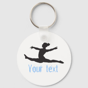 Porte-clés Custom Gymnastics Dance Cheer Keychains