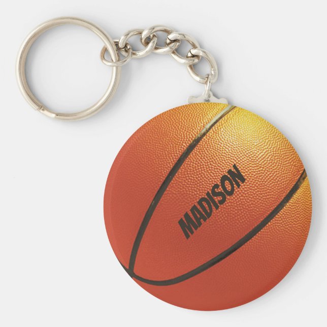 Porte-clés Custom name Basketball key chain (Devant)