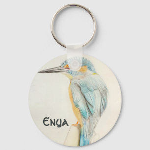 Porte-clés Custom Name Beautiful Bird  Key Ring