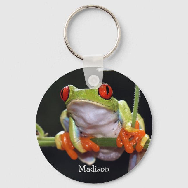 Porte-clés Custom name Frog Keychain (Recto)