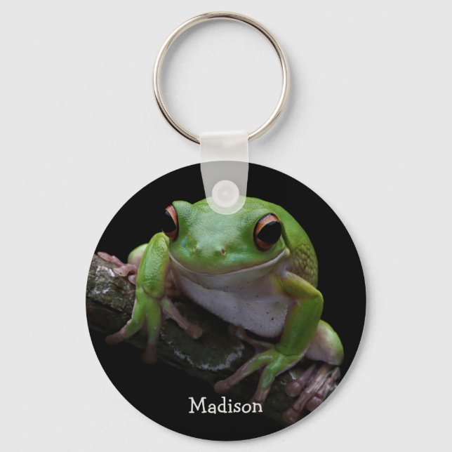 Porte-clés Custom name Frog Keychain (Recto)