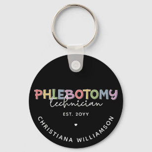 Porte-clés Custom Phlebotomy Technician PBT Phlebotomy Tech