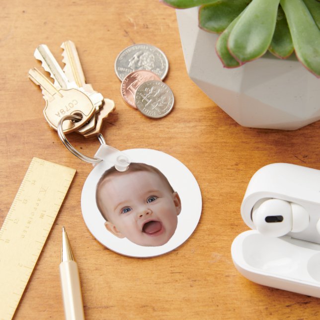 Porte-clés Custom Photo, Custom Photo Face (Bureau)