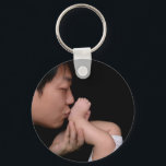 Porte-clés Custom photo simple minimalist keychain<br><div class="desc">Custom photo. Great oportunity to appreciate your friend or family member. Easy to customize. Just change the photo.</div>