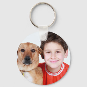 Porte-clés Custom photo simple pet dog keychain