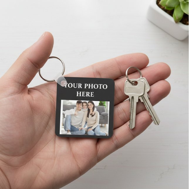 Porte-clés Custom Photo Square Keychain (Créateur téléchargé)