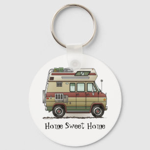 Porte-clés Custom Van Camper RV Keychain HSH