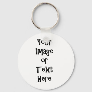 Porte-clés Customiser avec des images et du texte personnalis