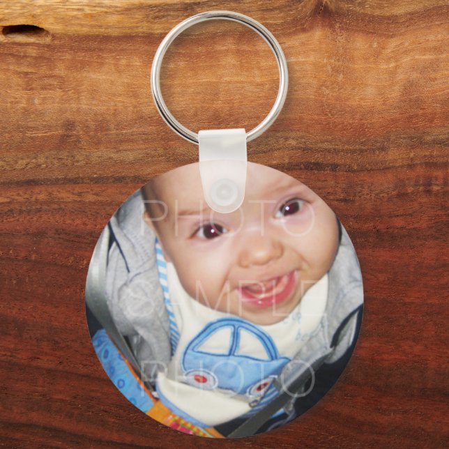 Porte-clés Customisez-le avec votre photo (Recto)